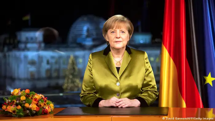 ACHTUNG SPERRFRIST Angela Merkel Neujahrsansprache 30.12.2013