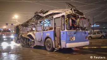 Russland Wolgograd Explosion Anschlag Bus 30. Dez. 2013