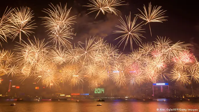 Silvester 2013/2014 China Hongkong