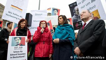 Demonstration zur NSA-Affäre in Berlin