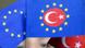 EU flags with the Turkish national emblem EU flags with the Turkish national emblem