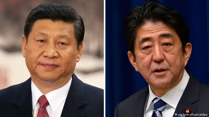 Xi Jinping und Shinzo Abe
