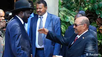 Südsudan Sudan Omar al-Bashir bei Salva Kiir in Juba