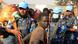 Südsudan Flüchtlinge Polizei 07.01.2014 Südsudan Flüchtlinge Polizei 07.01.2014