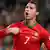 Fußball WM 2014 Qualifikationsspiel Schweden - Portugal Jubel Ronaldo