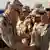 قندھار میں ایک امریکی جنرل وہاں اپنے ہم وطن سپاہیوں سے ملاقات کرتے ہوئے