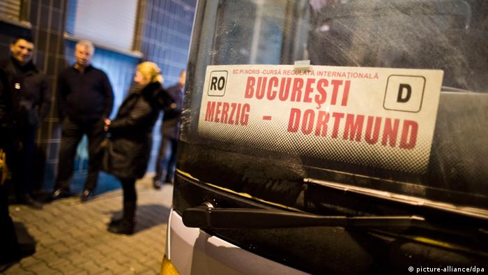 Buslinie Bukarest-Dortmund 04.01.2014