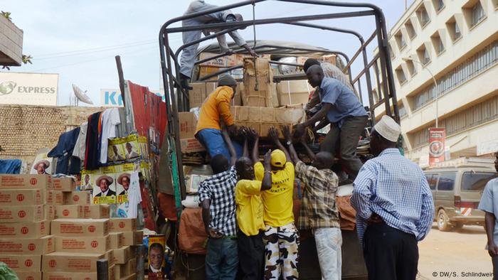 Südsudan Flüchtlinge an der Grenze zu Uganda