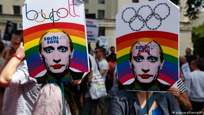 Putin says gay ′propaganda′ law not discriminatory | News | DW | 18.01.2014