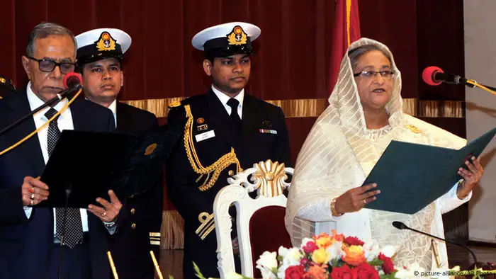 Sheikh Hasina erneut als Regierungschefin in Bangladesch vereidigt