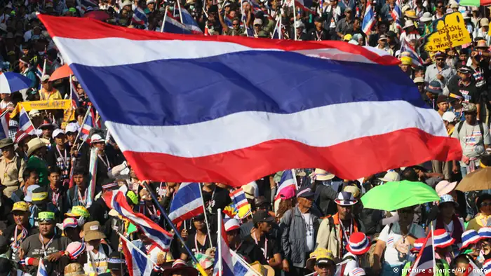 Thailand Proteste 13.01.2014