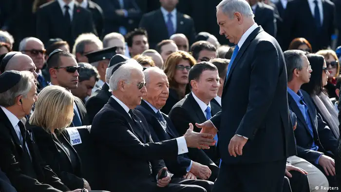 Ariel Sharon Trauerfeier Beisetzung Benjamin Netanyahu Joe Biden
