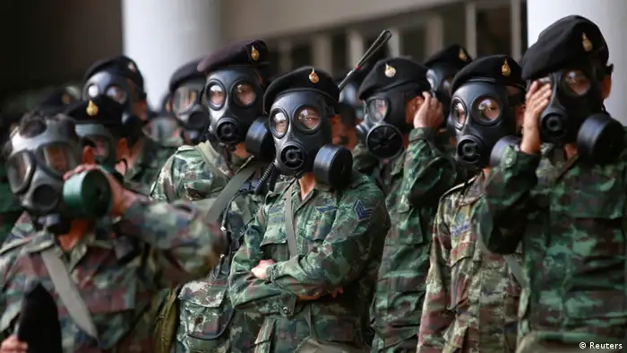 Thailand Proteste Soldaten
