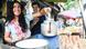Resham Gellatly and Zach Marks at a tea stall in India Resham Gellatly and Zach Marks at a tea stall in India