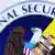 Желтый провод на фоне логотипа АНБ