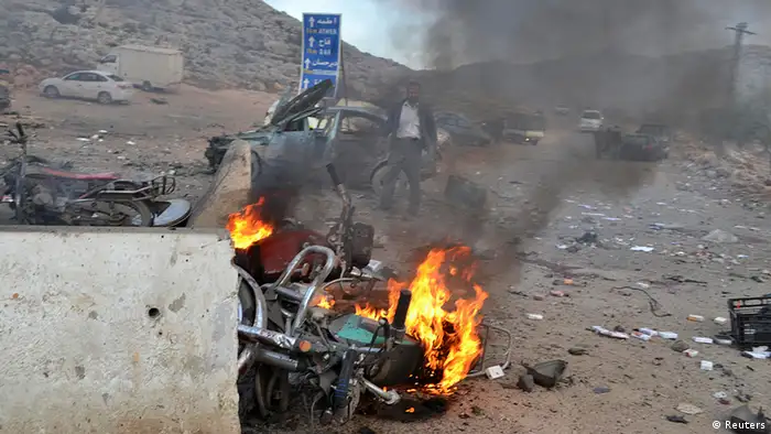 Syrien Anschlägen mit Autobomben in Bab al-Hawa