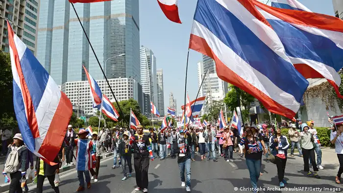 Bangkok Proteste 21.01.2014