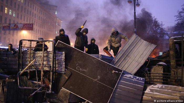 Demonstration und Proteste in Kiew 21.01.2014 