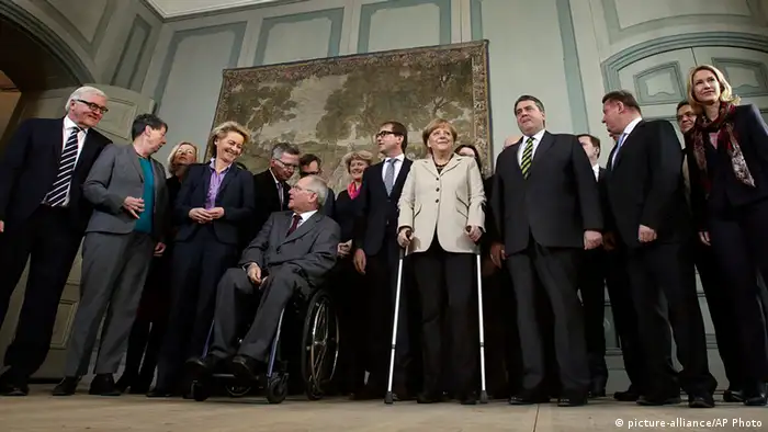 Bundeskabinett Gruppenbild Klausurtagung Meseberg Deutschland