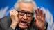Mjumbe wa kimataifa kwa mzozo wa Syria Lakhdar Brahimi akizungumza katika mkutano na waandishi wa habari mjini Geneva. (24.01.2014) Mjumbe wa kimataifa kwa mzozo wa Syria Lakhdar Brahimi akizungumza katika mkutano na waandishi wa habari mjini Geneva. (24.01.2014)