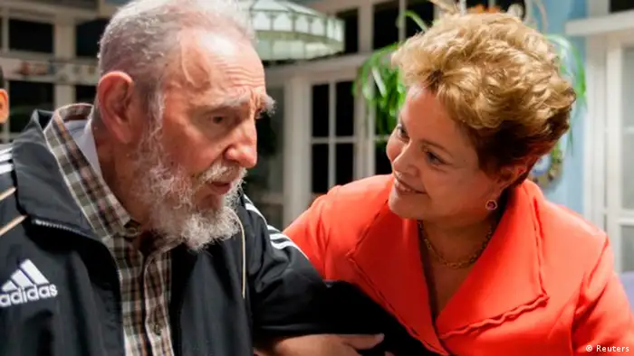 Dilma Rousseff Brasilien Fidel Castro Kuba Havanna 