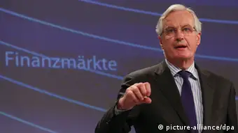 Michel Barnier Pressekonferenz zur Regulierung von Großbanken Brüssel 29.01.2014