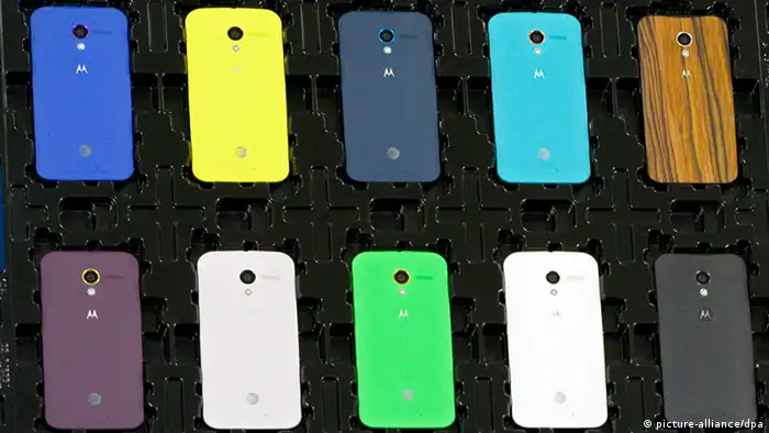Motorola Moto X Smarthphone verschiedene Farben