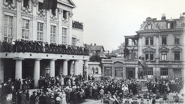 Weimar Theaterplatz 21. August 1919
