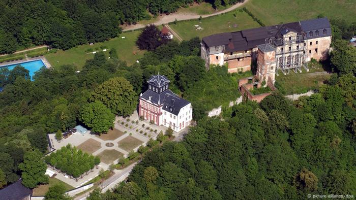 Luftaufnahme von Schloss Schwarzburg 