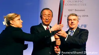 Ban Ki Moon und Thomas Bach