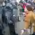 Prosvjed u BiH - demonstranti nasuprot policajaca