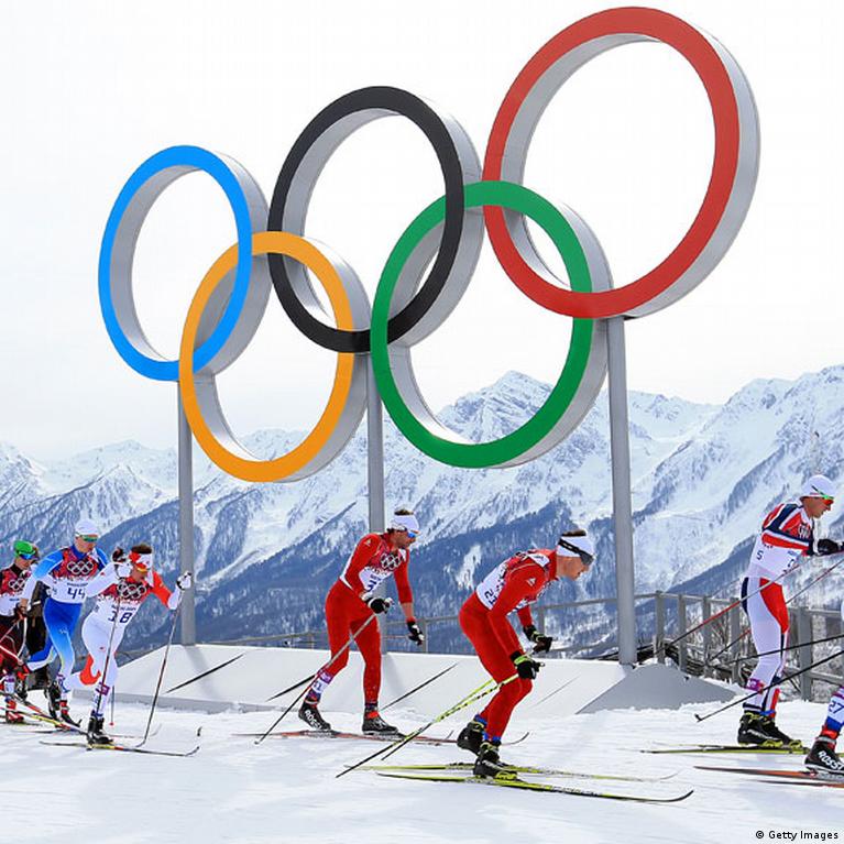 Desenho de Jogos Olímpicos de Inverno em 2010 para colorir