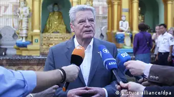 Bundespräsident Joachim Gauck zu Besuch in Birma