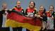 Das deutsche Tennis-Fed-Cup-Team: Barbara Rittner (l.-r.), Anna-Lena Grönefeld, Julia George, Angelique Kerber und Andrea Petkovic (Foto: SAMUEL KUBANI/AFP/Getty Images) Das deutsche Tennis-Fed-Cup-Team: Barbara Rittner (l.-r.), Anna-Lena Grönefeld, Julia George, Angelique Kerber und Andrea Petkovic (Foto: SAMUEL KUBANI/AFP/Getty Images)