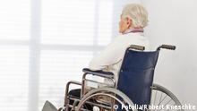 #58796040 - Lonely senior woman in wheelchair © Robert Kneschke