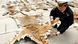 Ein chinesischer Beamter inspiziert ein Tigerfell (Foto: getty). Ein chinesischer Beamter inspiziert ein Tigerfell (Foto: getty).