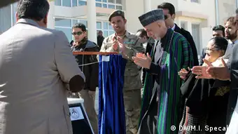 Hamid Karzai Eröffnung Nationale Universität für Landwirtschaft und Technologie in Afghanistan