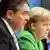 Die Spitzen der Koalition: Gabriel, Merkel, Seehofer (von l.) (Archivbild: dpa)