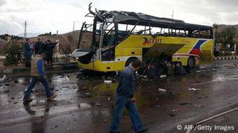 Touristenbus explodiert in Sinai