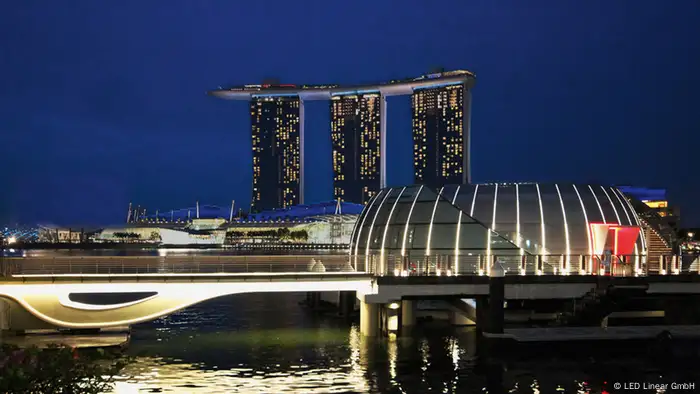 Hafen in Singapur