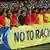 Fudbaleri Nemačke i Brazila pre utakmice drže natpis "Recite "ne" rasizmu"