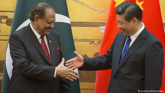 Pakistans Präsident Mamnoon Hussain in China