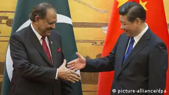 Pakistans Präsident Mamnoon Hussain in China