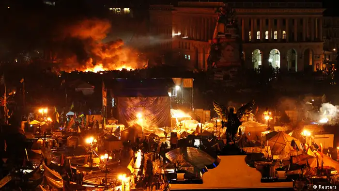 Ukraine Maidan Platz Zusammenstöße Bürgerkrieg Aufstand Antiregierungsproteste EU Kiew