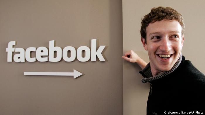 Mark Zuckerberg Gründer Facebook Porträt Archiv