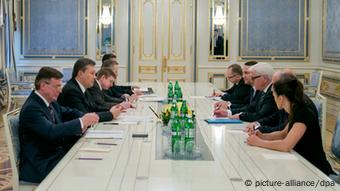 Kiew Treffen Janukowitsch EU-Außenminister