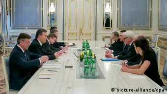 Kiew Treffen Janukowitsch EU-Außenminister