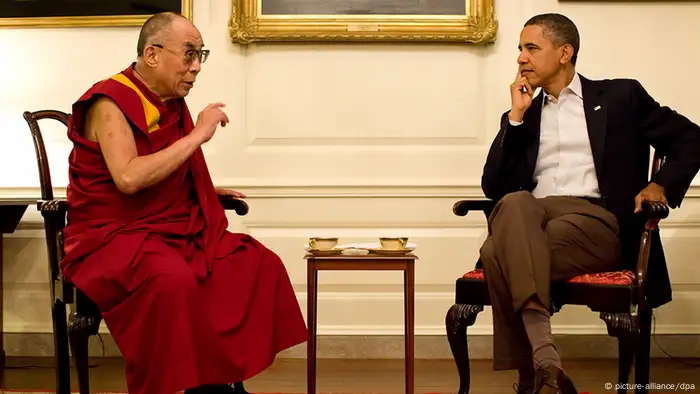 USA China Tibet Barack Obama und der Dalai Lama Juli 2011