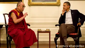USA China Tibet Barack Obama und der Dalai Lama Juli 2011
