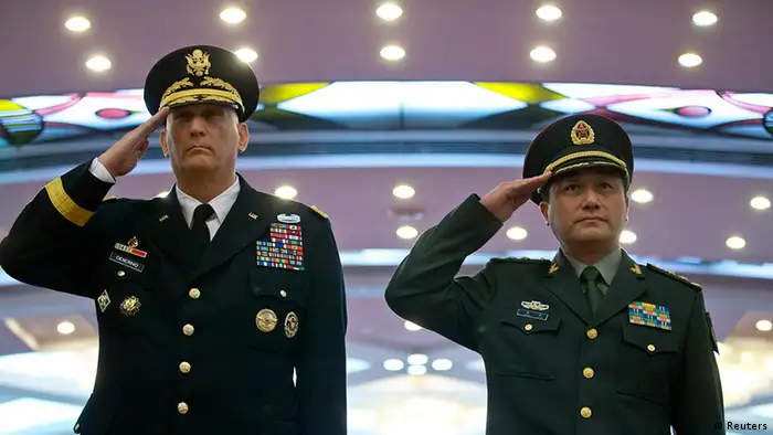 China USA General Raymond Odierno und Wang Ning in Peking